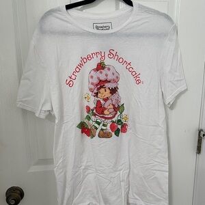 Strawberry Shortcake Woman’s White Graphic Tee